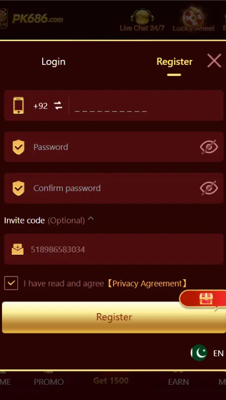 Pk686 Game Login